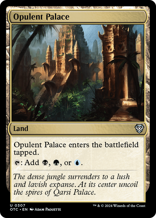 Opulent Palace (OTC-307) - Outlaws of Thunder Junction Commander - for just $0.14! 