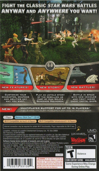 Star Wars Battlefront: Renegade Squadron — PlayStation Portable (PSP) - for just $11.99! 