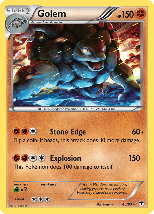 Golem (45/83) [XY: Generations] - Just $0.10! Shop now at Retro Gaming of Denver