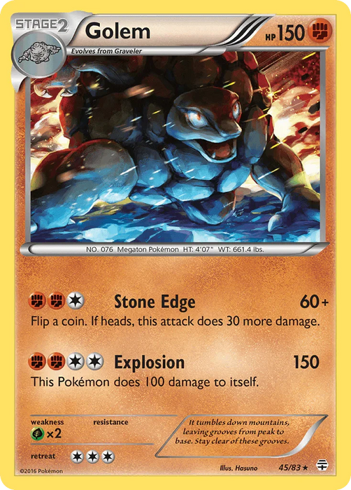 Golem (45/83) [XY: Generations] - for just $0.80! 