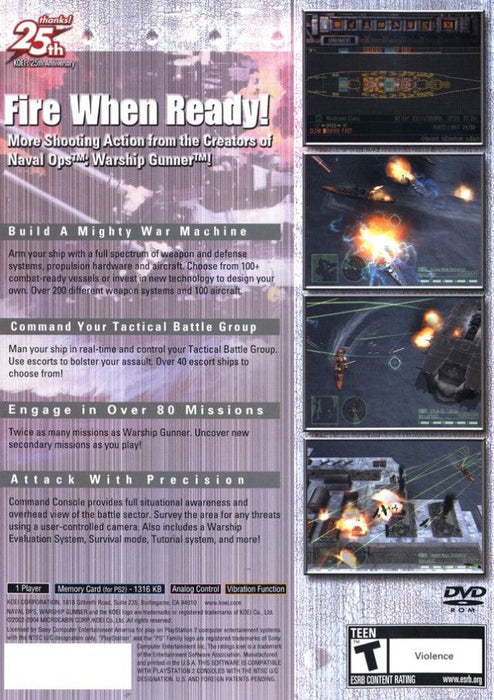 Naval Ops: Commander – PlayStation 2 (PS2) - for just $15.99! 