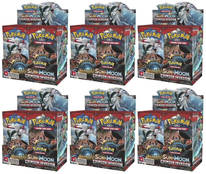Sun & Moon: Crimson Invasion - Booster Case - for just $6000! 