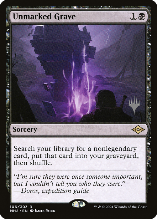 Unmarked Grave (PPMKM-106P) - Modern Horizons 2 Promos - for just $1.06! 