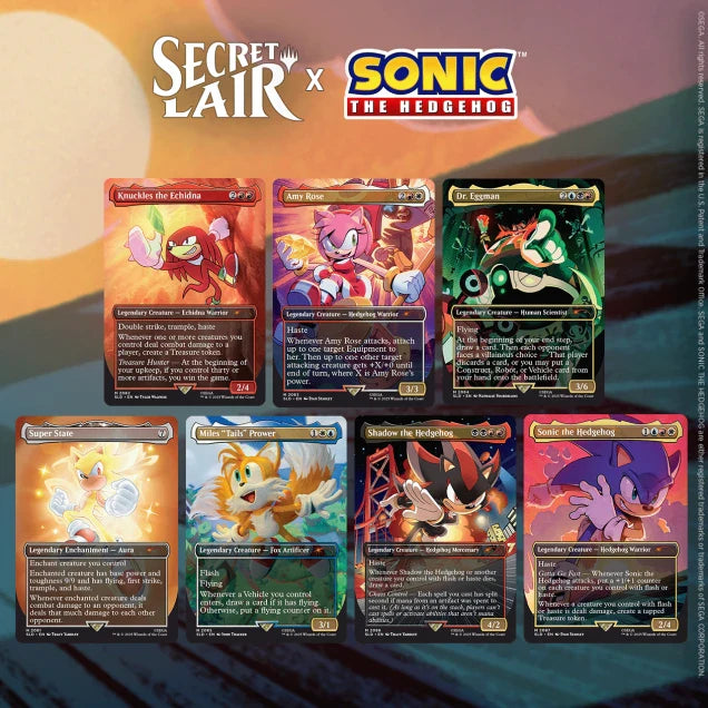 Magic: the Gathering - Magic The Gathering Secret Lair x Sonic the Hedgehog, Friends and Foes (Non-foil) - for just $66! 