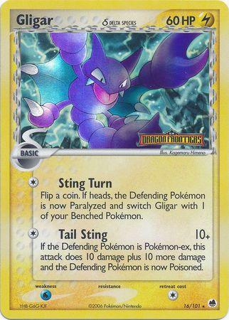 Gligar (16/101) (Delta Species) (Stamped) [EX: Dragon Frontiers] - for just $12.10! 