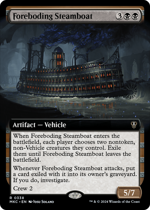 Foreboding Steamboat (MKC-338) - Murders at Karlov Manor Commander: (Extended Art) - for just $0.08! 