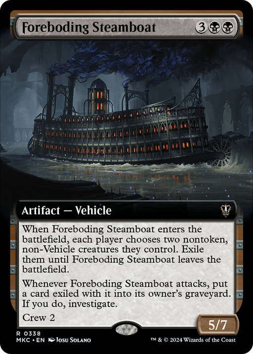 Foreboding Steamboat (MKC-338) - Murders at Karlov Manor Commander: (Extended Art) - for just $0.08! 