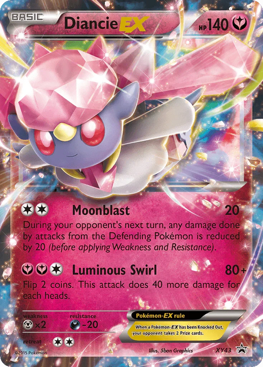 Diancie EX (XY43) [XY: Black Star Promos] - for just $4.05! 