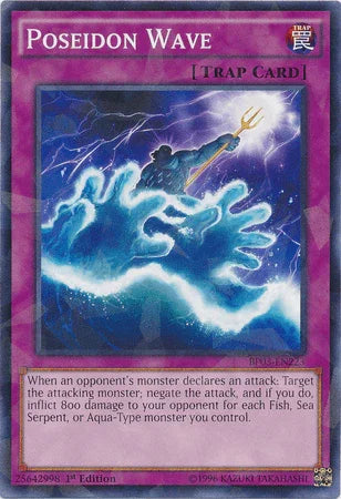 Poseidon Wave [BP03-EN223] Shatterfoil Rare - for just $0.20! 