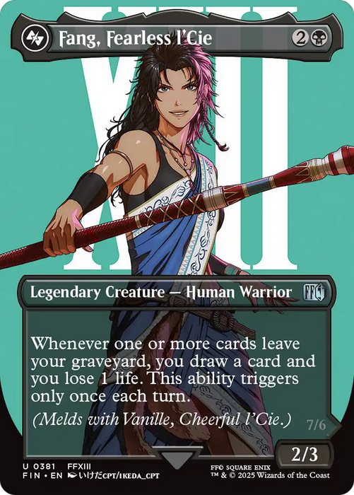 Fang, Fearless l'Cie (Borderless) (FIN-381) - FINAL FANTASY (Borderless) Foil - for just $0.14! 