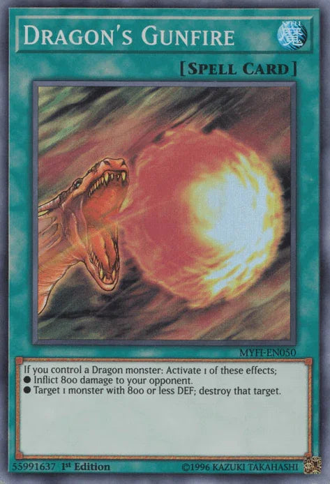 Dragon's Gunfire [MYFI-EN050] Super Rare - for just $0.10! 