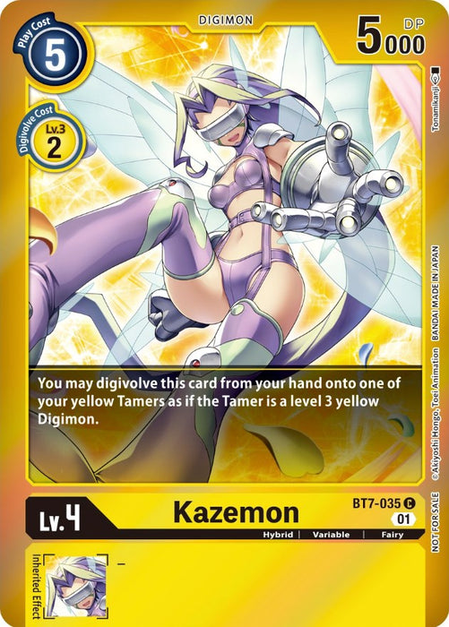 Kazemon [BT7-035] (Event Pack 3) [Next Adventure Promos] - Just $0.70! Shop now at Retro Gaming of Denver