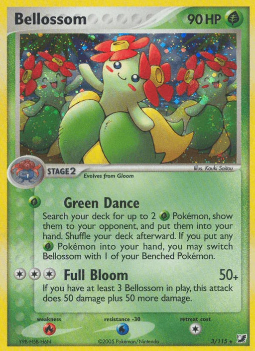 Bellossom (3/115) [EX: Unseen Forces] - for just $12.60! 