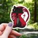 Vampire Cat Gothic Sticker - 3" - for just $3.50! 