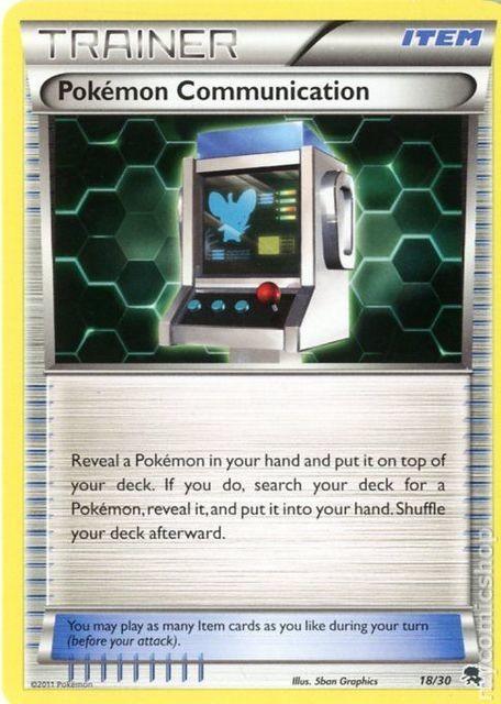 Pokemon Communication (18/30) [Black & White: Trainer Kit - Zoroark] - for just $0.10! 