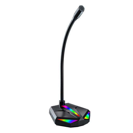 EliteAudio Pro X1 RGB Gaming Mic | Black & Crimson Edition — High-Gain USB Condenser Microphone for PC & Laptop - for just $37.98! 