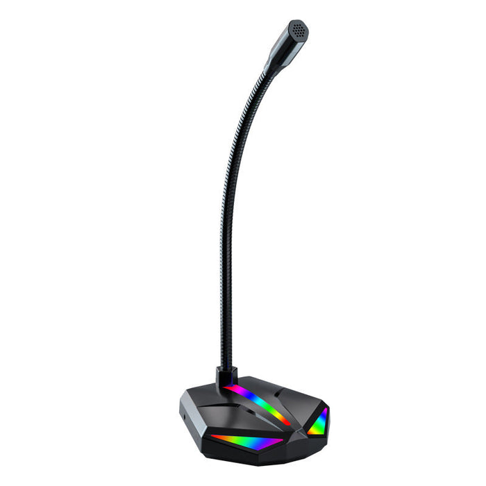 EliteAudio Pro X1 RGB Gaming Mic | Black & Crimson Edition — High-Gain USB Condenser Microphone for PC & Laptop - for just $37.98! 