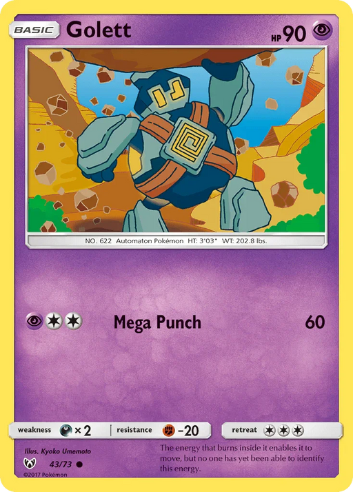 Golett (43/73) [Sun & Moon: Shining Legends] - for just $0.10! 