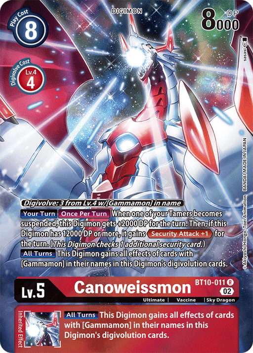 Canoweissmon [BT10-011] (Alternate Art) [Xros Encounter] - Just $1.20! Shop now at Retro Gaming of Denver