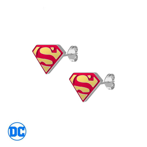 DC Comics™ Superman Logo Stud Earrings - Premium EARRING - Just $24.99! Shop now at Retro Gaming of Denver