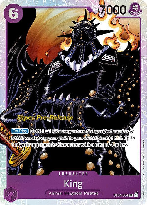 King [Super Pre-Release Starter Deck: Animal Kingdom Pirates] - for just $2.90! 