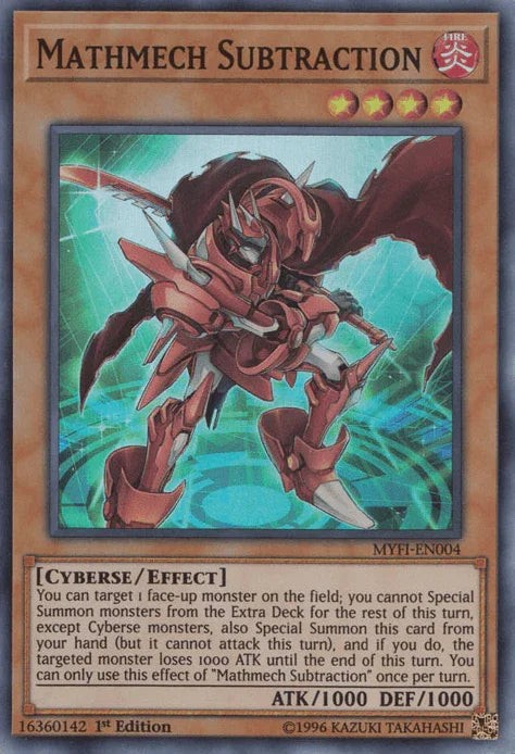 Mathmech Subtraction [MYFI-EN004] Super Rare - for just $0.50! 