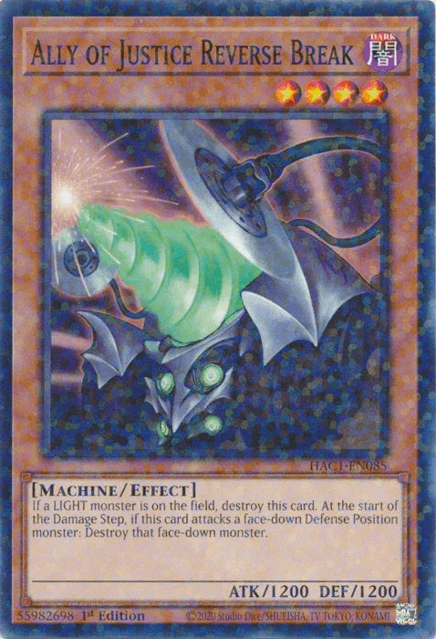 Ally of Justice Reverse Break (Duel Terminal) [HAC1-EN085] Common - for just $0.10! 