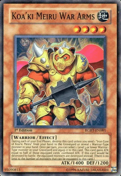 Koa'ki Meiru War Arms [RGBT-EN081] Super Rare - for just $0.10! 