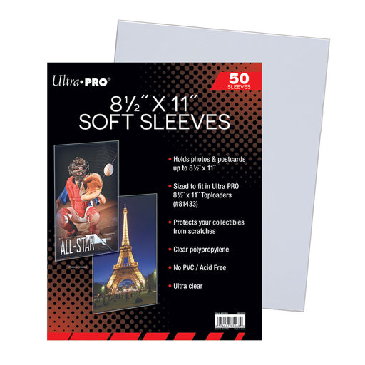 Ultra PRO: 50ct Soft Sleeves (8.5" x 11") - Just $0! Shop now at Retro Gaming of Denver