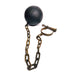 Foam Rubber Ball with Plastic Chain & Prop Leg Iron - Action Prop - for just $90! 