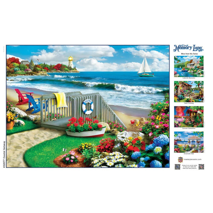 Memory Lane - Coastal Getaway 300 Piece EZ Grip Jigsaw Puzzle - for just $14.99! 