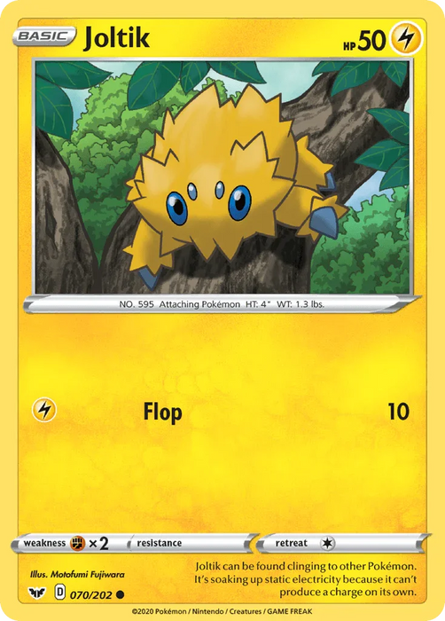 Joltik (070/202) [Sword & Shield: Base Set] - for just $0.10! 