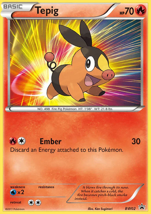Tepig (BW02) [Black & White: Black Star Promos] - for just $1.10! 