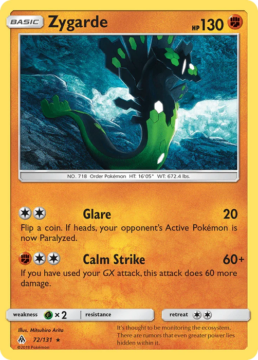 Zygarde (72/131) [Sun & Moon: Forbidden Light] - for just $0.15! 