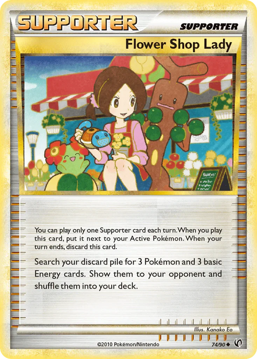 Flower Shop Lady (74/90) [HeartGold & SoulSilver: Undaunted] - for just $1.20! 