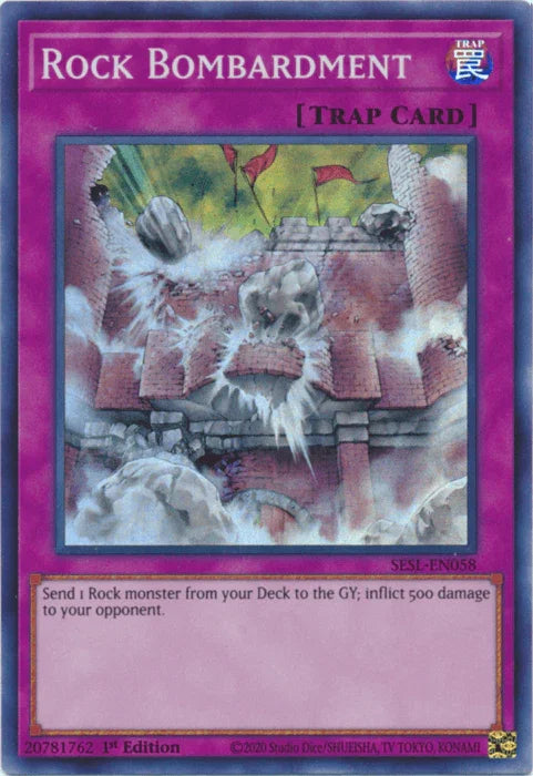 Rock Bombardment [SESL-EN058] Super Rare - for just $0.10! 