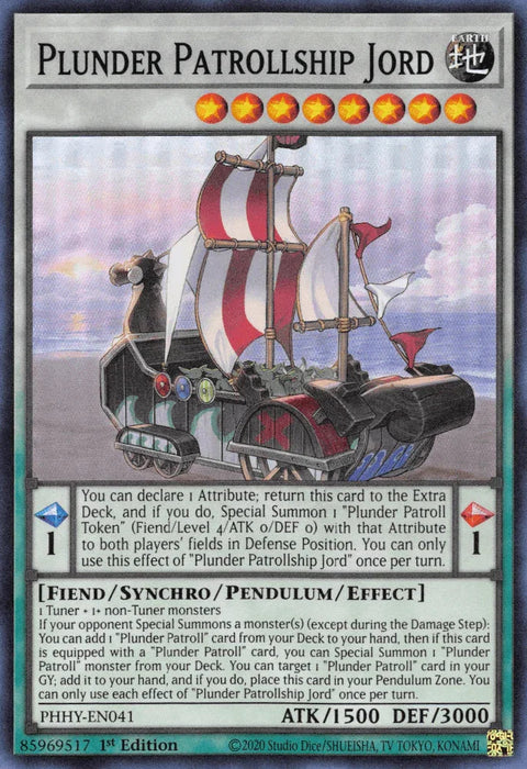 Plunder Patrollship Jord [PHHY-EN041] Super Rare - for just $0.10! 