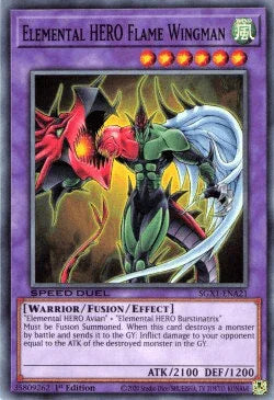 Elemental HERO Flame Wingman [SGX1-ENA21] Common - for just $0.20! 