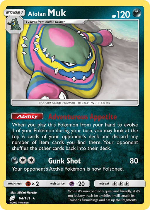 Alolan Muk (84/181) [Sun & Moon: Team Up] - for just $0.25! 
