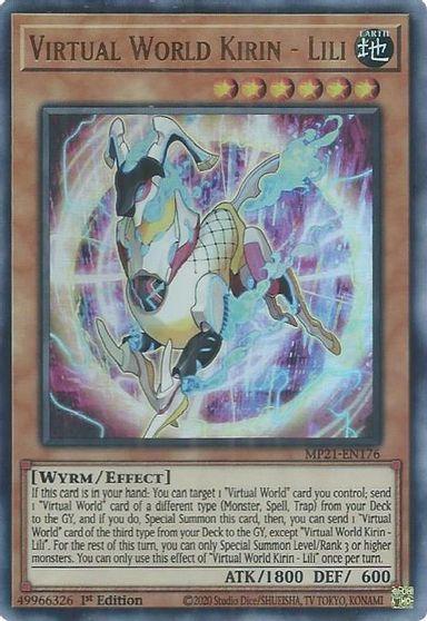 Virtual World Kirin - Lili [MP21-EN176] Ultra Rare - for just $0.10! 