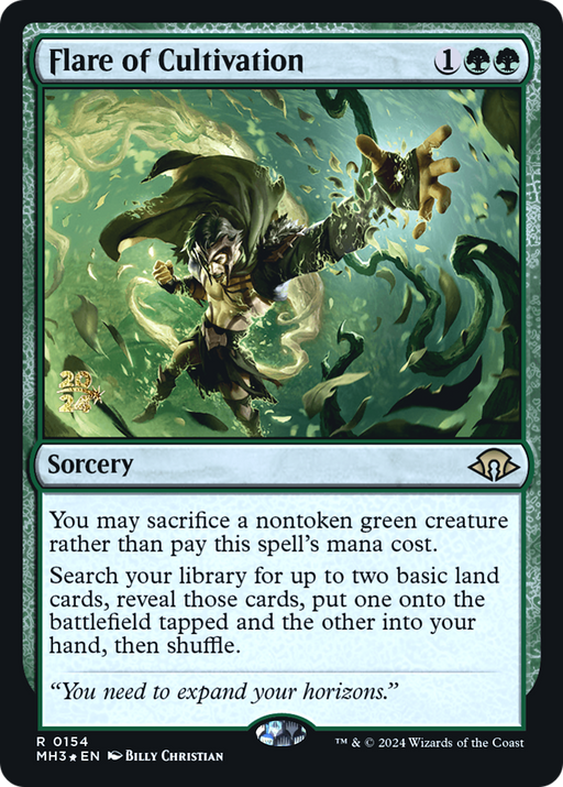 Flare of Cultivation (PRE-154) - Modern Horizons 3 Promos Foil - for just $0.54! 