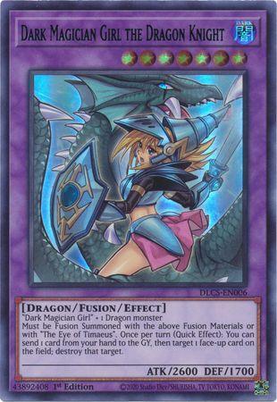 Dark Magician Girl the Dragon Knight (Alternate Art) (Blue) [DLCS-EN006] Ultra Rare - for just $3.30! 
