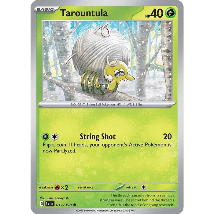 Tarountula (017/198) [Scarlet & Violet: Base Set] - Just $0.05! Shop now at Retro Gaming of Denver