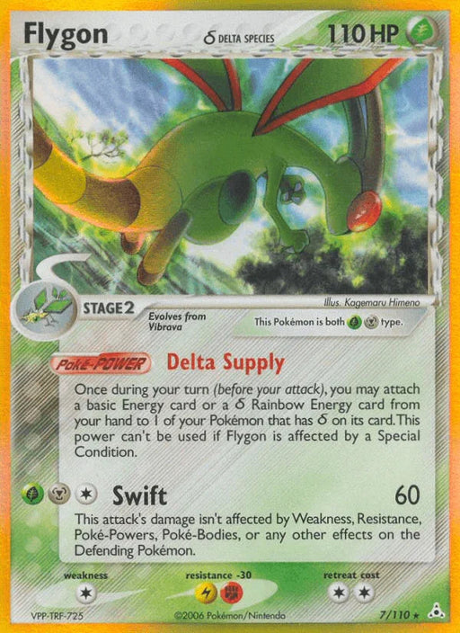 Flygon (7/110) (Delta Species) [EX: Holon Phantoms] - for just $30! 