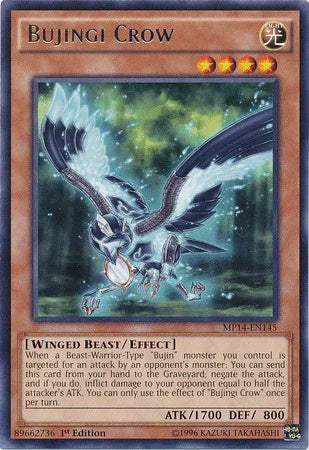 Bujingi Crow [MP14-EN145] Rare - for just $0.15! 