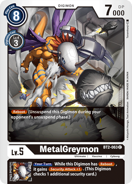 MetalGreymon [BT2-063] [Release Special Booster Ver.1.0] - Just $0.09! Shop now at Retro Gaming of Denver