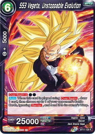 SS3 Vegeta, Unstoppable Evolution (BT11-129) [Vermilion Bloodline] - for just $0.15! 