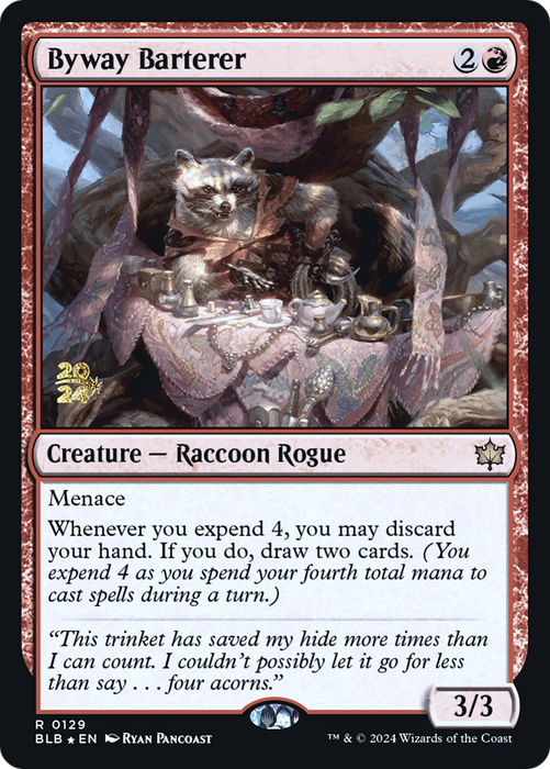 Byway Barterer (PRE-129) - Bloomburrow Promos Foil - for just $0.13! 