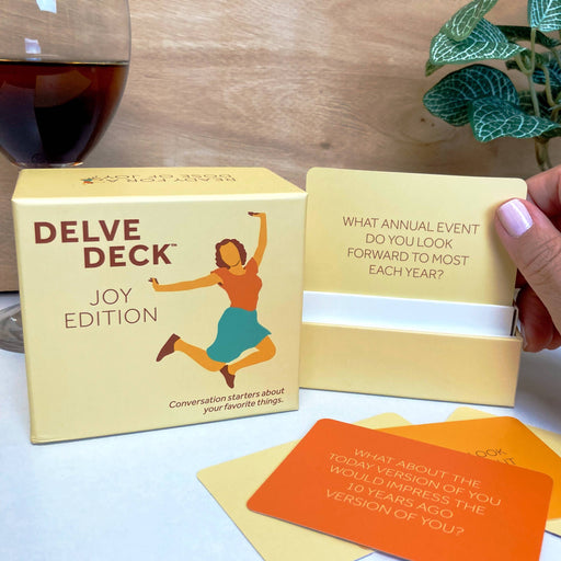 Delve Deck Conversation Cards - Joy Edition - for just $27.99! 