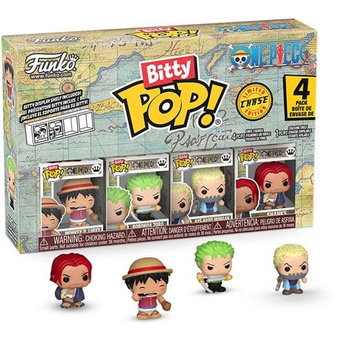 One Piece Monkey D. Luffy Funko Bitty Pop! Mini-Figure 4-Pack - for just $10.95! 